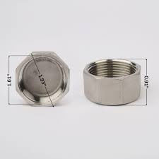TOBO ANSI B16.11 Forged 3000# 150# Round Head Stainless Steel 304 3/4 Inch Threaded Pipe Cap