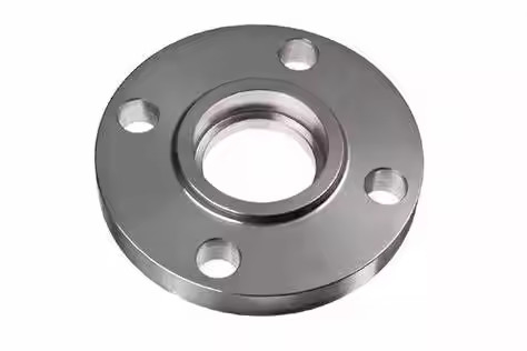 METAL China Tthreaded Socket Aluminium Flange Stainless/ Carbon Steel Pipe dengan ujung flange