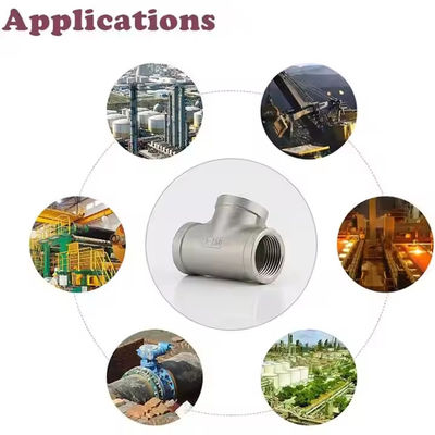 High Standard 304 pipe Fitting V-TYPE fitting pipe Press Fitting Nickelplating Male Tee Stainless steel Fitting