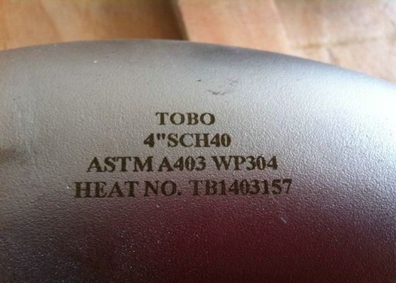 ASME B16.9 Stainless Steel 90 Derajat Panjang Radius Siku 304/316L Pemasangan Pipa Las Butt Mulus
