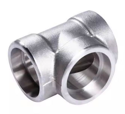 ASME B16.11 Threaded Stainless Steel Tee For High-Pressure Chemical