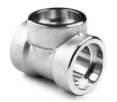 Industrial Grade Hot Press Tee Chemical Resistant 304 316 Stainless Steel Seamless Tee