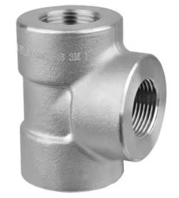 Stainless Steel WP304L WP316L Equal Tee SCH STD Threaded Tee