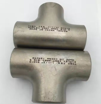 CUNI 90/10 Butt-welding Equal Tee Copper Nickel Pipe Fittings DIN/ASME C70600