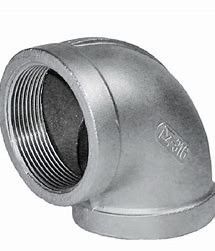 30+ Years Experience Threaded 90 Degree F304/304L Stainless Steel Pipe Fittings Elbow SS Tube Fitting 1in 3000LB Elbow