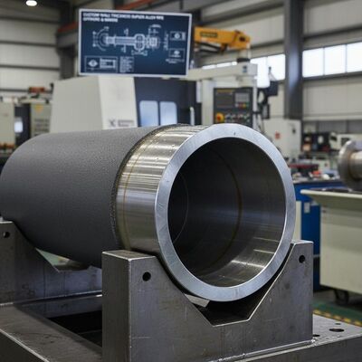 Pipa paduan dupleks ketebalan dinding yang disesuaikan yang diproduksi untuk memenuhi standar yang ketat untuk aplikasi lepas pantai dan laut