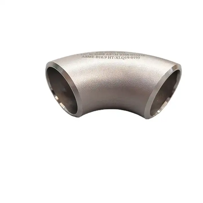 Siku Las-Las Baja Tahan Karat 304/316L, Fitting Radius Panjang Sch40/Sch80 untuk Sistem Perpipaan
