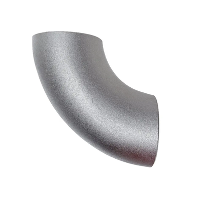 Siku LR Seamless 90° 304/316SS, Fitting Las Pantat Anti-Korosi ASME B16.9 untuk Minyak/Gas