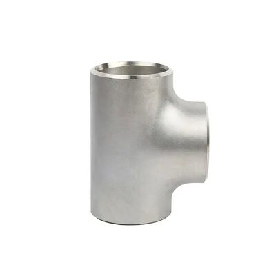 ASME B16.9 Stainless Steel Reducing Barred Tee SCH80 Butt Weld Fitting Kekuatan Tinggi