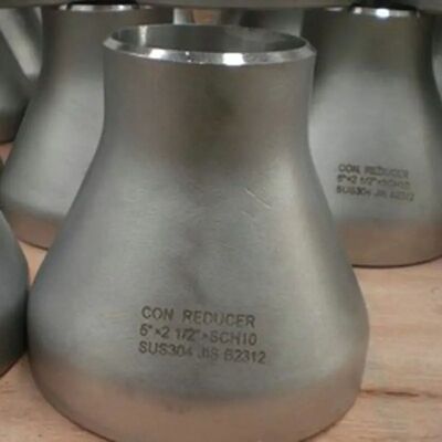 WP316H Stainless Steel Butt Weld Reducer Konsentris Eksentris ASME B16.9 SCH40S Pipe