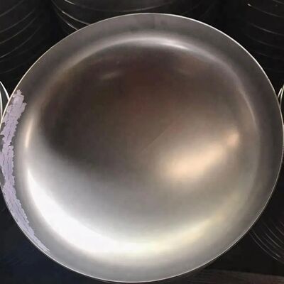 Tutup Pipa Baja Tahan Karat ASME B16.9 304/316L, Fitting Las Pantat yang Dimesin CNC untuk Pipa
