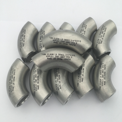 Siku Las Sambungan Baja Tahan Karat Kelas 3000 Fitting Pipa Tekanan Tinggi ASME B16.9