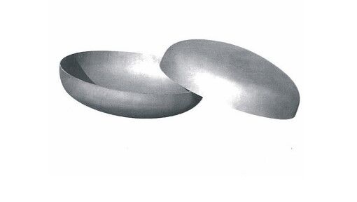 Customized 304/316L Stainless Steel Cap, 10mm Wall Thickness 24" Pipe Fitting Anti-Corrosion